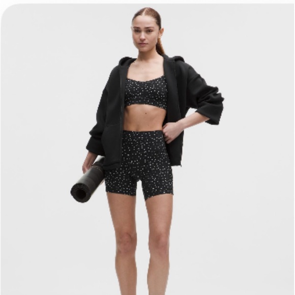 Lululemon align shorts heart scatter dot print 4 new